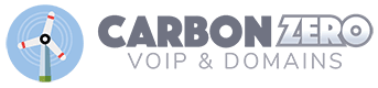Carbon Zero Voip AND Domains Logo